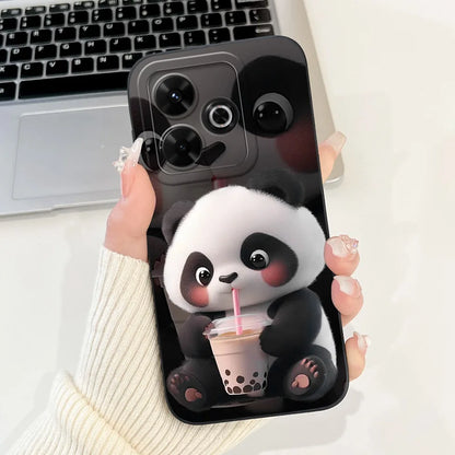 Casing For Redmi 13 Case 13 5G Cute Cat Fashion Luxury Flowers Silicone Shockproof Back Cover For Redmi 13 5G Phone Case Bumper