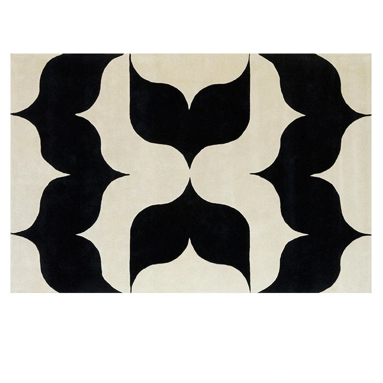 French Retro Living Room Decoration Plush Carpet Large Area Non-slip Mat Light Luxury Rugs for Bedroom Thicken Cream Lounge Rug