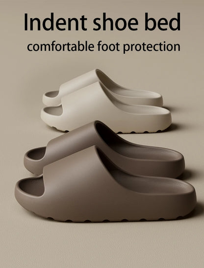 Coconut Slippers Cloud Thick-soled Sandals Summer Fashion Soft Bottom Beach Men Slippers Women's Sandals EVA Slides