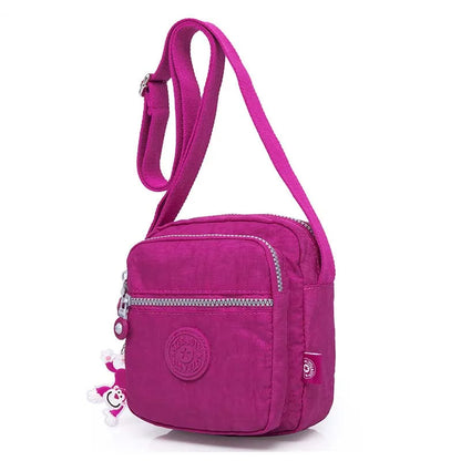 TEGAOTE High Quality Waterproof Men Women Shoulder Messenger Bag Cross Body Phone Purse Lightweight Blue Black Red Purple