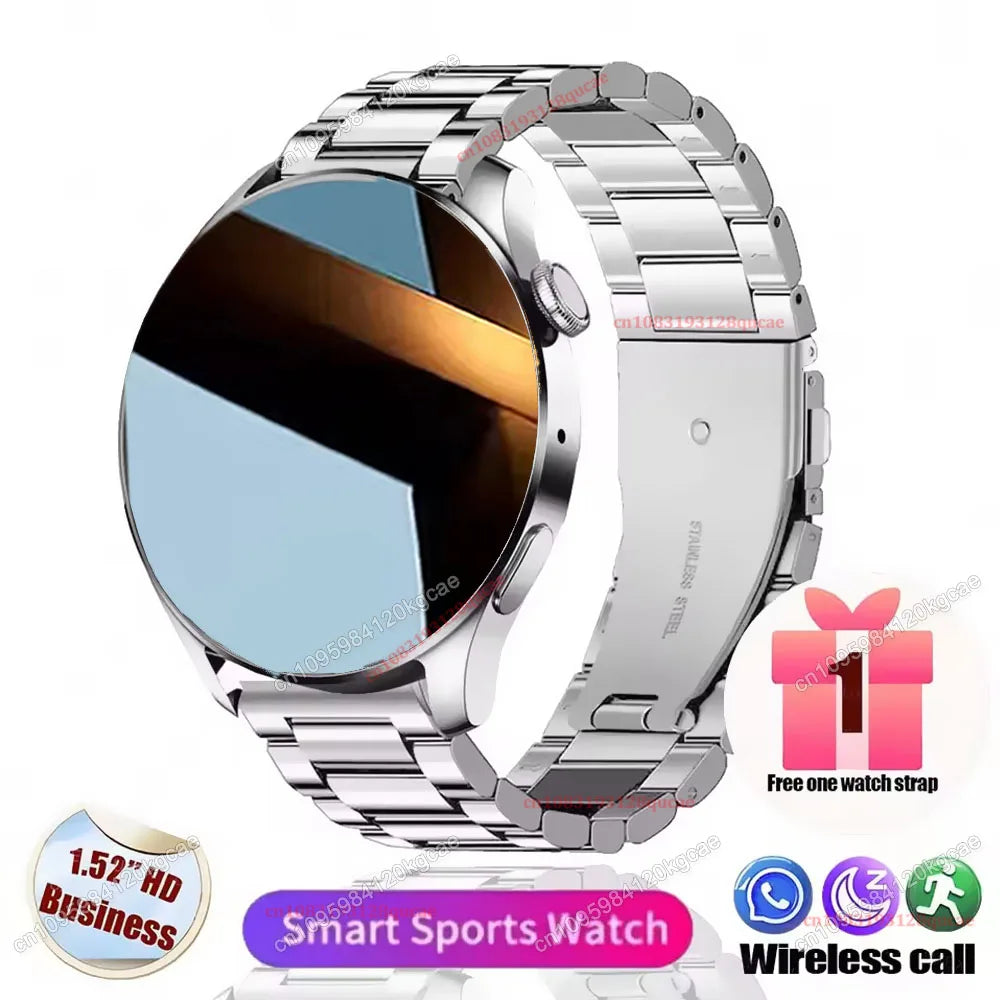New Watch 5 Pro for Men Smart Watch Bluetooth Call Sports Fitness Men's Wristwatch Heart Rate Monitor Waterproof Smartwatch Hw12