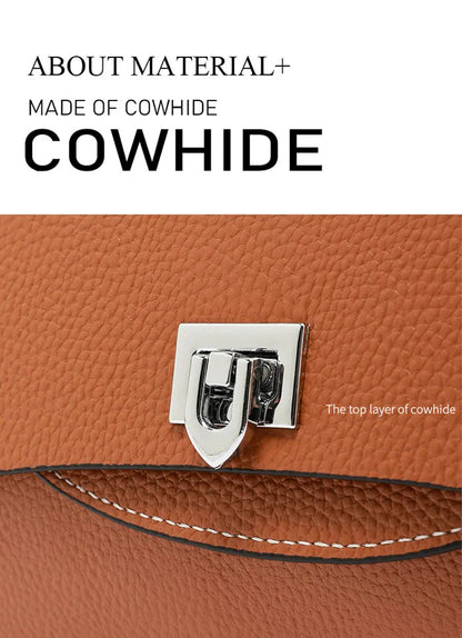 Genuine Leather Women's Bag Luxury Designer Crossbody Bags High Quality Cowhide Women Shoulder Bag Female Handbags M8863