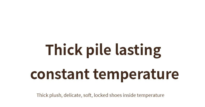 Women Fluffy Slippers for Autumn Winter Indoor EVA Thick Sole Anti-Slip Warm Unisex House Shoes