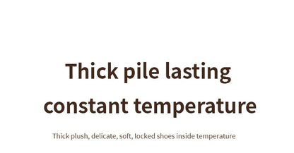 Women Fluffy Slippers for Autumn Winter Indoor EVA Thick Sole Anti-Slip Warm Unisex House Shoes