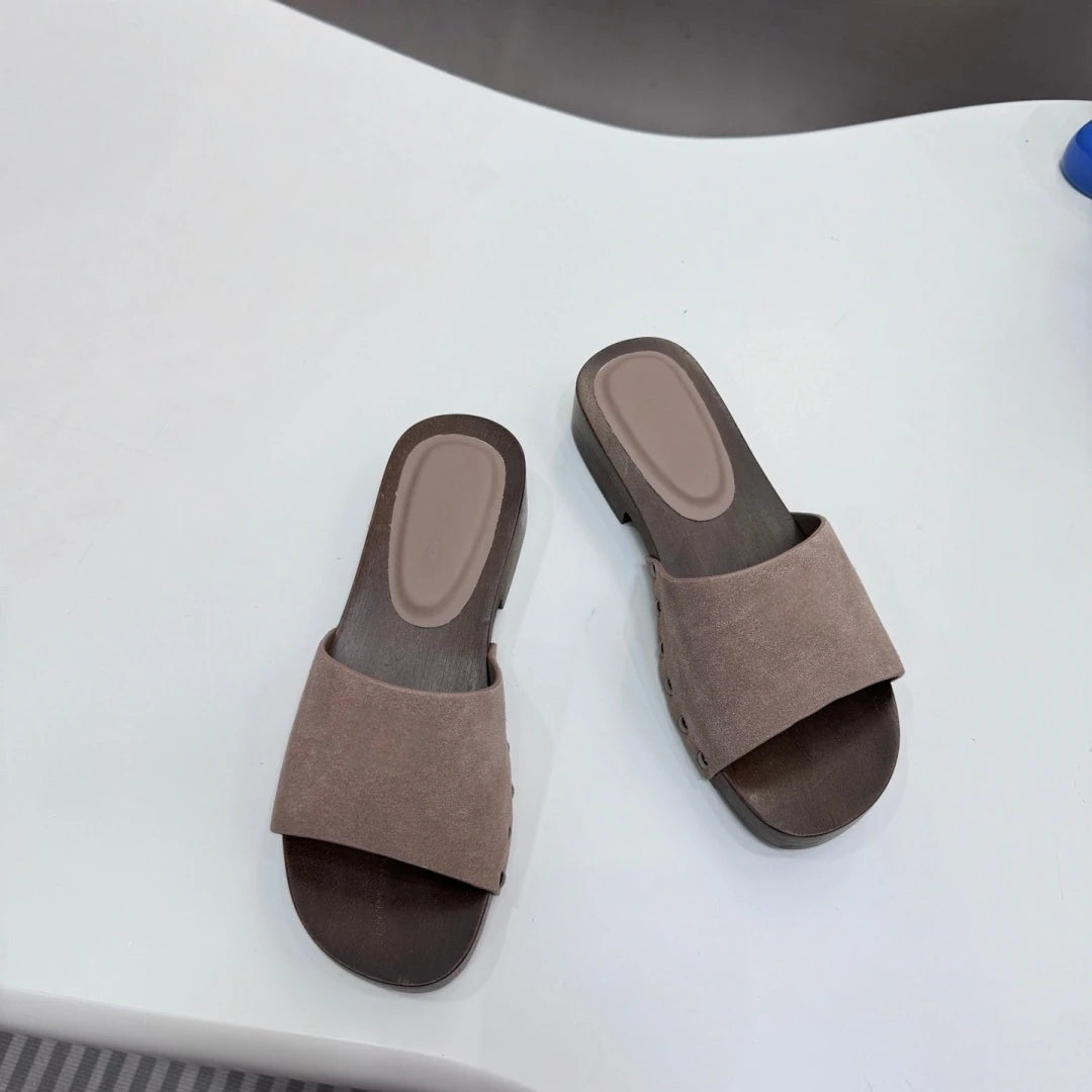 Luxury Brand Women's Shoes Handmade Fashion Slides Modern Slippers Outdoor Sandals Indoor Beach Garden Footwear Holiday Gifts