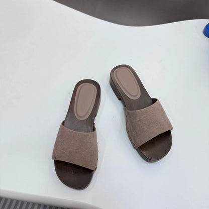 Luxury Brand Women's Shoes Handmade Fashion Slides Modern Slippers Outdoor Sandals Indoor Beach Garden Footwear Holiday Gifts