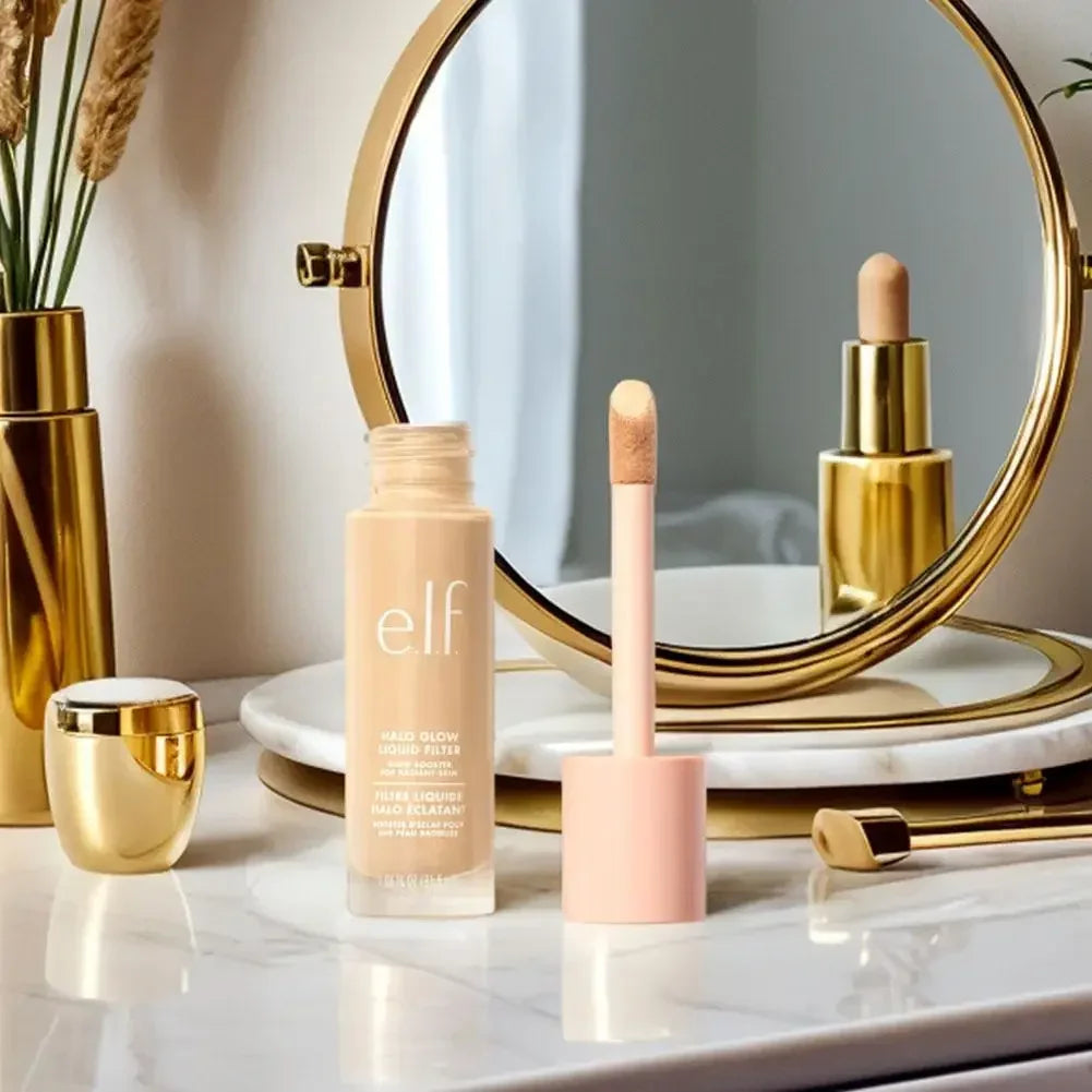 Elf Makeup Power Grip Dewy Setting Spray Brightening Primer Concealer Foundation Liquid Hydration Makeup Base Beauty Cosmetics