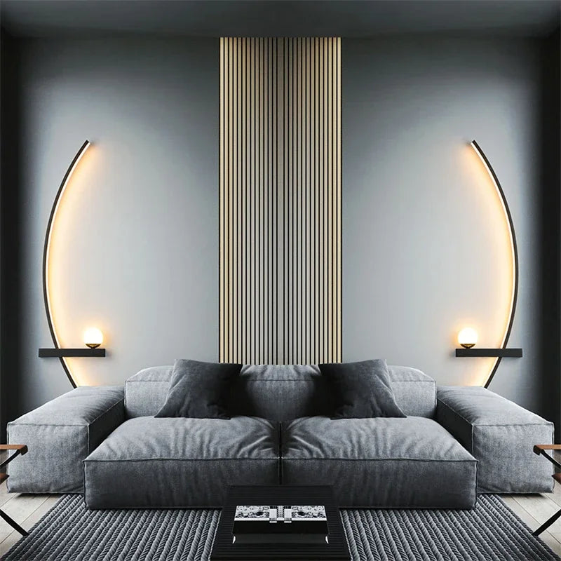 LED Wall Lamp 55/105CM Smart Remote Control Left Right Lighting Wall Sconces Bedroom Bedside Living Room Home Led Lights Lustre