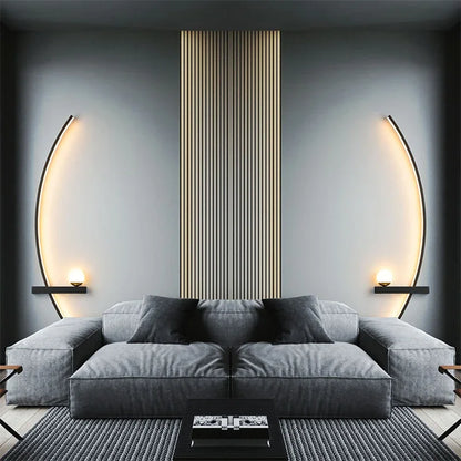 LED Wall Lamp 55/105CM Smart Remote Control Left Right Lighting Wall Sconces Bedroom Bedside Living Room Home Led Lights Lustre