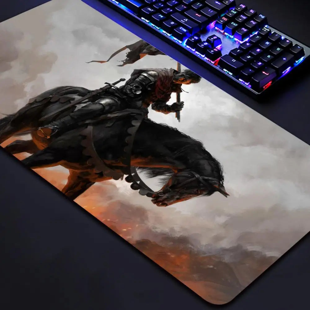 Kingdom Come Deliverances Games Mouse Pad Game eSports CSGO mouse pad extra large thickened table mat boys and girls anti-slip m