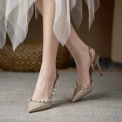 Summer Elegant Pointed Sexy Party Buckle High-heeled Sandals 2026 Fashionable best Selling New Comfortable Women's Shoes