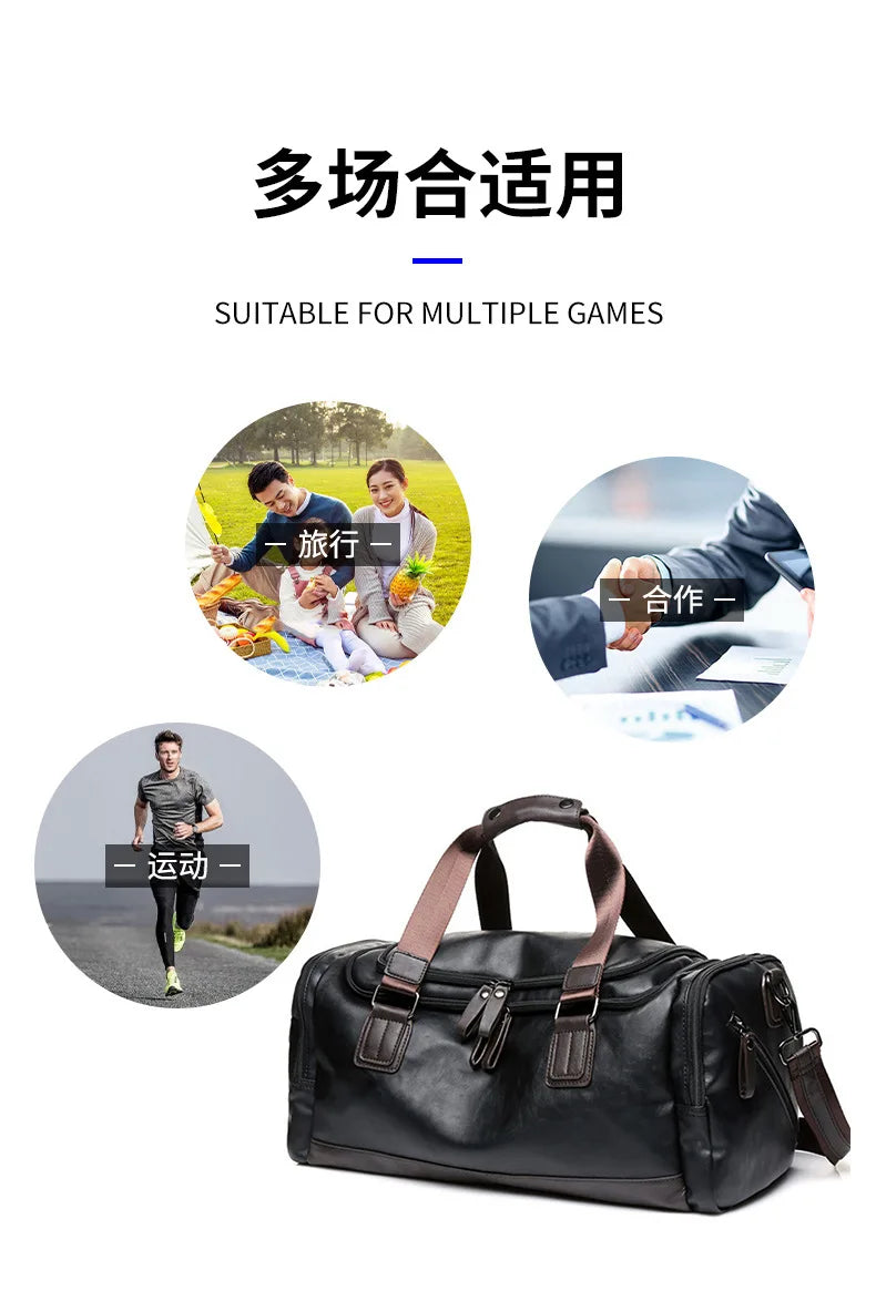 Tilorraine 2025 new men's travel bag, handbag, shoulder large capacity bag can hold shoes