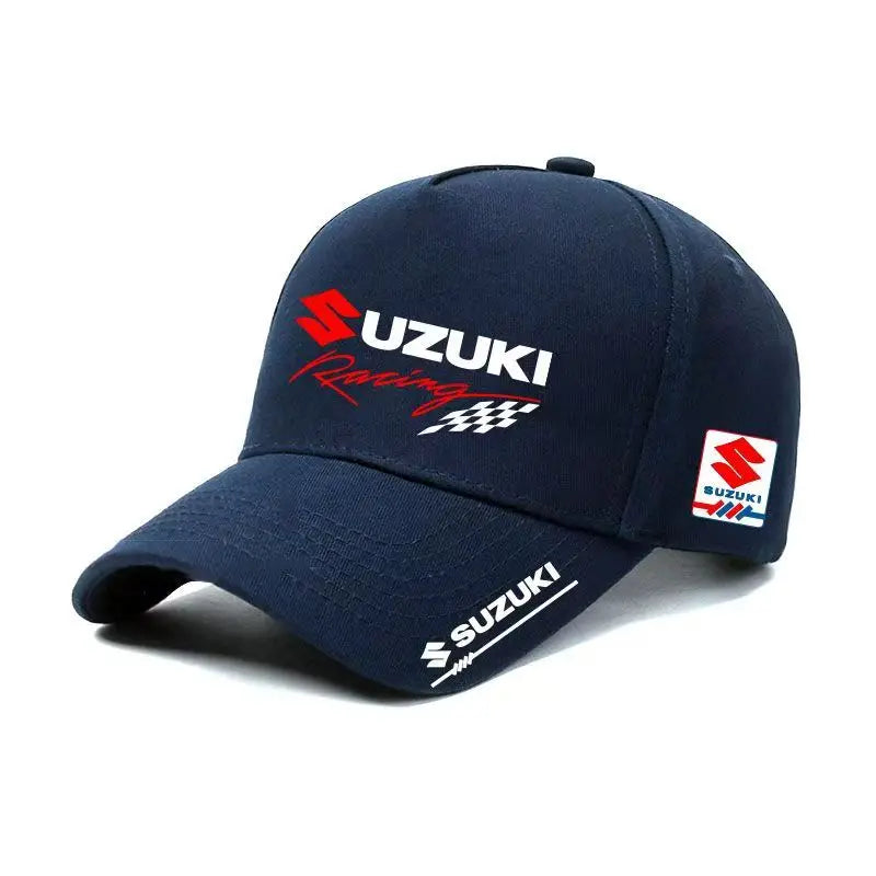 Suzuki motorcycle GSX racing hat, outdoor motorcycle cycling competition duckbill hat, summer cotton sunshade hip-hop hat