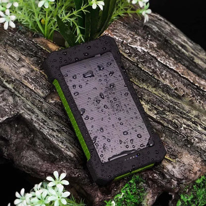 Solar Power Bank 100000mAh Waterproof Portable Solar Panel Charger Powerbank for iPhone16 Samsung Huawei Xiaomi External Battery