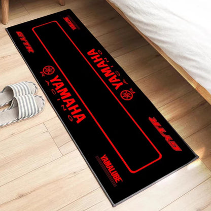 YAMAHA Motorcycle Carpet Garage Mat Racing Cool Moto Display Motorcycle Display Mat Anti-slip Home Decoration Living Room Rug