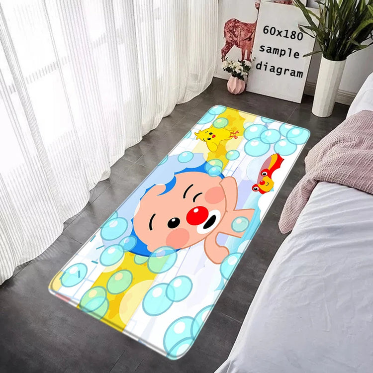 Cartoon Foot Rug Welcome Floor Mat for Entryway Plim Plim Bathroom Hallway Carpet Kitchen Water Adsorbed Rugs Fluffy Home Decor