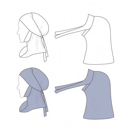 Bandage Instand Hijab Scarf for Muslim Women Plain Headscarf Head Wraps Islamic Turban Femme Musulman Headband Scarves
