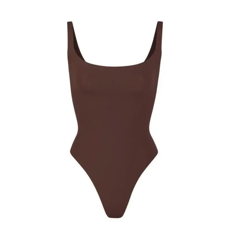 Jumpsuit Women Sexy Ice Silk Shapewear Camisole Jumpsuit Solid Color Slim Fit Inner Lining Backless Summer Fashion New Romper