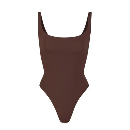 Jumpsuit Women Sexy Ice Silk Shapewear Camisole Jumpsuit Solid Color Slim Fit Inner Lining Backless Summer Fashion New Romper