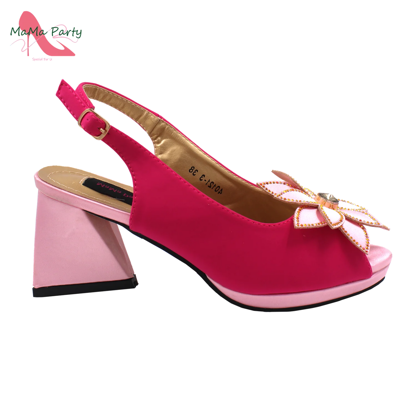 2024 New Design Special Fashion African Women Shoes Matching Bag Set High Quality with Platform Comfortable Heels for Part