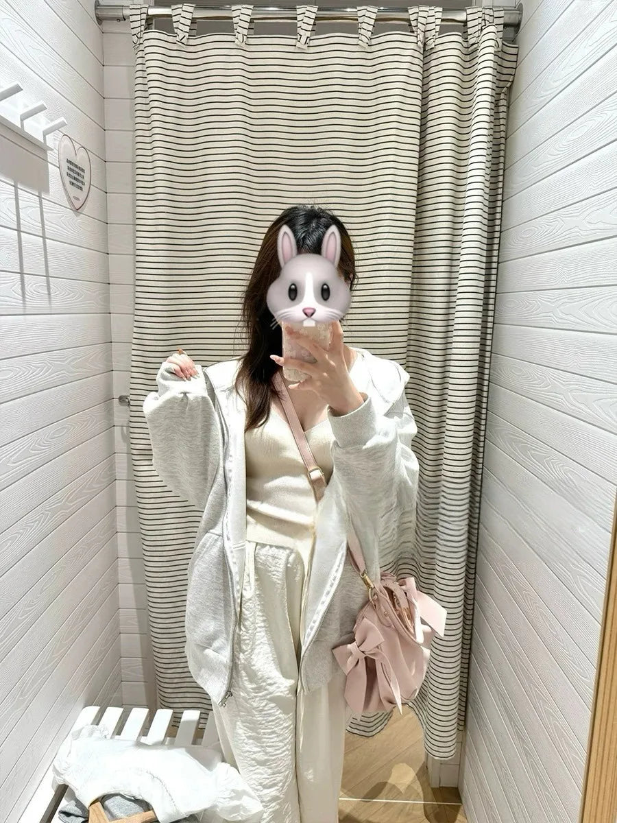 Harajuku Bow Pink Hand Bag Purse Women Japanese Style Soft Casual Crossbody Bag Ladies Sweet Cute Large Capacity Shoulder Bags