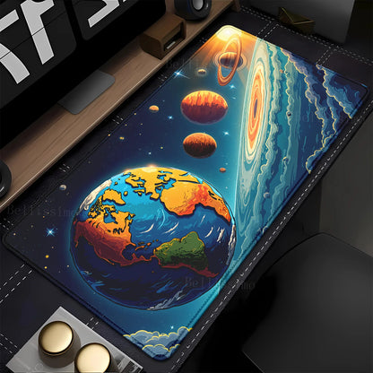 mouse pad Gamer Space Universe Solar System New Home Computer teclado Mousepad Soft offices accessories Carpet Computer desk mat