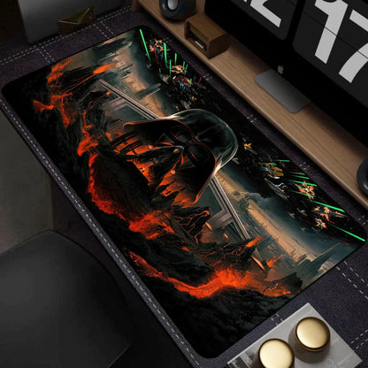PC Gaming Non-slip Mouse Pad 400x900mm Lock Edge Keyboard Mouse Mat Large Gamer Rubber Antislip Base Desk Mat Star Wars Mousepad