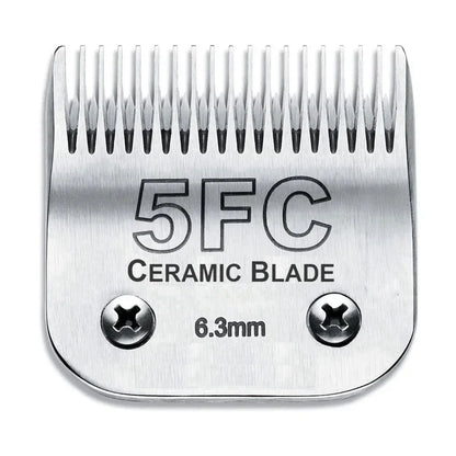 Pet Dog Cat Detachable Ceramic Blade Compatible with Andis,Oster A5 & 76,Wahl KM 10 Series Animals Grooming Clippers