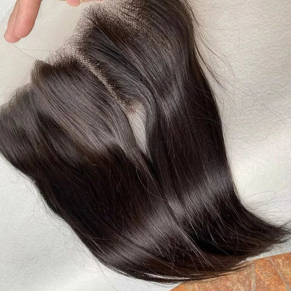 Vietnamese Hair 13x4 Lace Frontal For Women To Make Wig Transparent Lace Natural Hair Line 4x4 Straight Hair Lace Closure