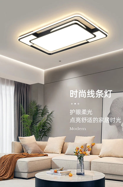 Living Room LED Ceiling Lamp Modern Simple Bedroom Room Dining Light Nordic Lustre Home Decoration Interior Lighting Chandelier