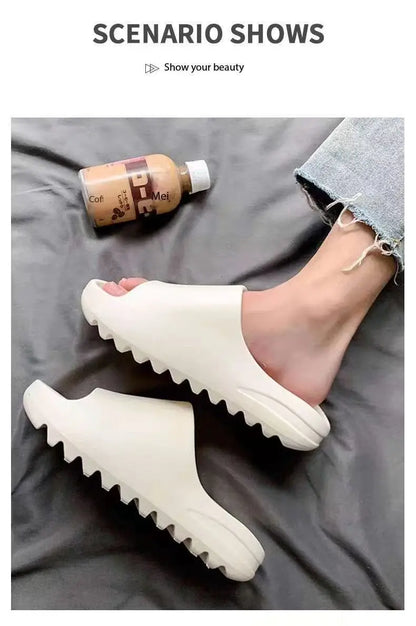 Brand High Quality Super Soft EVA Sole Summer Slippers for Men Bathroom Slippers Home Slides Couple Beach Sandals Male Slipper
