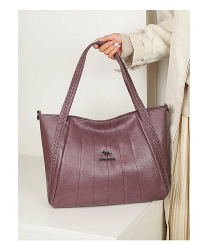 Genuine Brand Leather Women Handbag Luxury Designer Shoulder Crossbody Bags Ladies Purse Messenger Tote Bag Female Commuting Bag