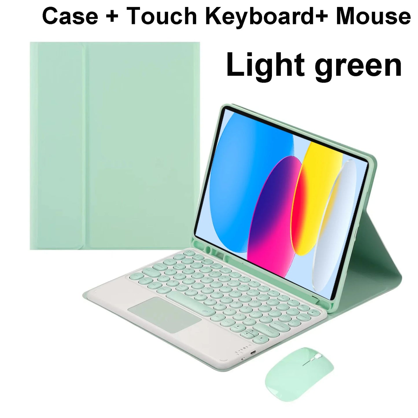 For iPad 11th Case Generation 11 Inch A16 2025, Bluetooth keyboard Covers For Apple iPad 11th Case 2025 Funda