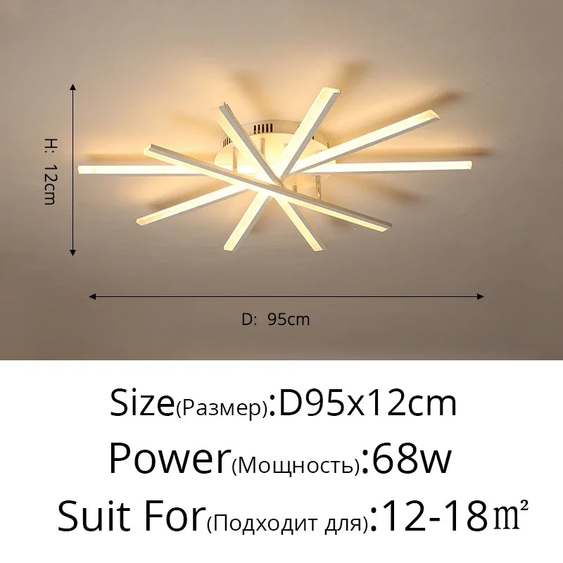 Simple New Modern LED Ceiling Chandelier Indoor Lighting For Living Room Bedroom Corridor Hall Aisle Lamps Lustre Lights fixture