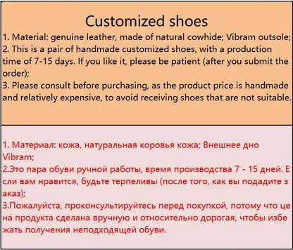 KOWM Cowhide Hiking shoes workwear goodyear shoes trendy  ankle shoes walking sneakers Brown trekking boots men Engineer's boots