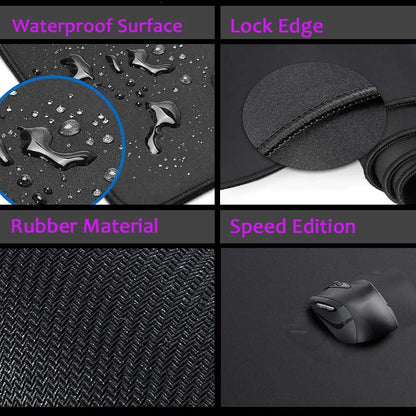 Xxl Mouse Pad Dualshot 2 Black Deskmat Playmat Laptop Anime Gaming Keyboard Rubber Pad on The Table Mouse Mat Pc Carpet