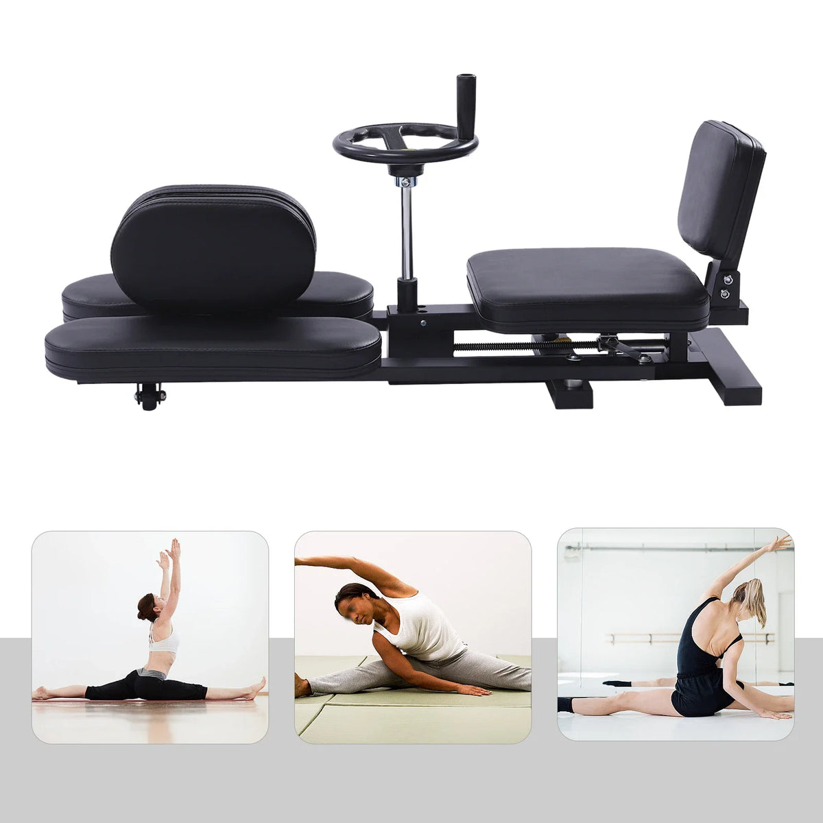 Leg Stretcher, 3 Bar Leg Spreader, Heavy Duty Leg Split Machine for Leg Stretching, Leg Press Machine Flexibility