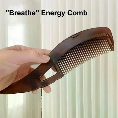 Oil-Control Energy Comb, Hollow Scalp Brush, No Shampoo Needed, Removes Grease & Dandruff, Hair Cleansing Massage Comb for Oily