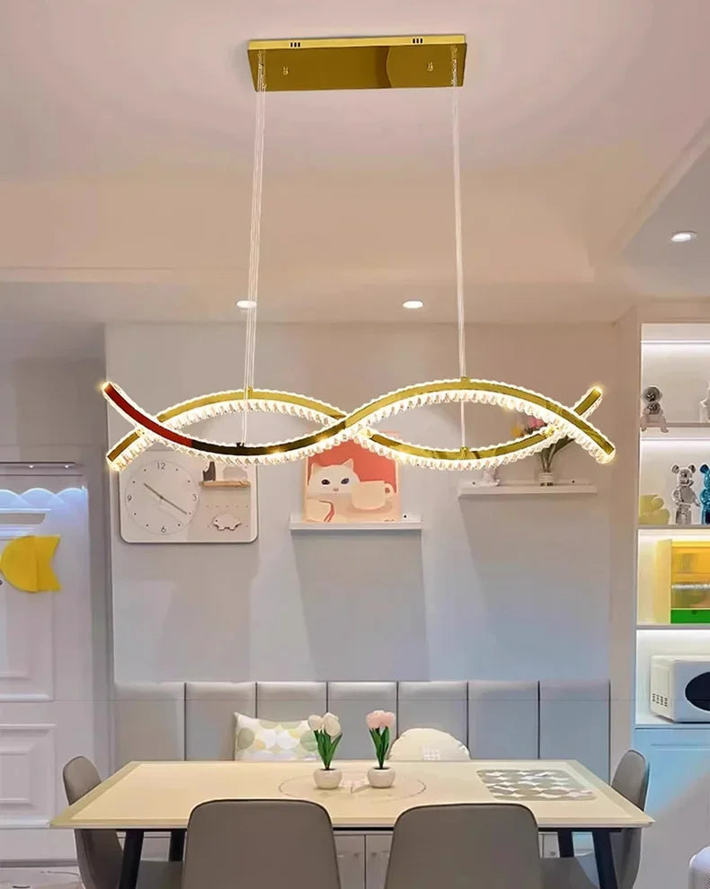 home decorationPendant lights, luxury crystal living room chandelier, dining room Pendant lamp, ceiling light, indoor lighting