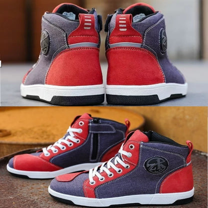 Hot Motorcycle Boots Motos Riders Protective Boots Waterproof Non-slip Motocross Mountain Racing Shoes Casual Shoes