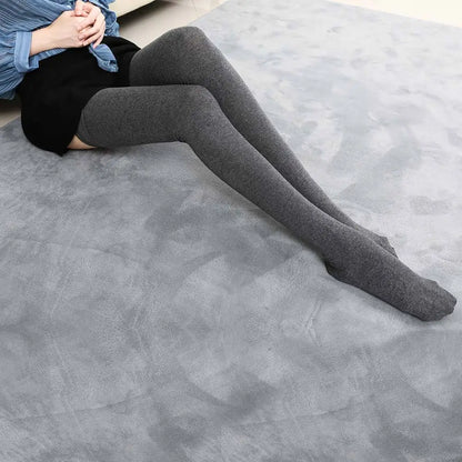 80cm Extended Over Knee High Socks Silicone Anti Slip High Tube Cotton Socks High Elasticity Loose Oversized Women's Stockings