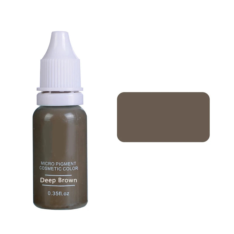 15ml Pigment Ink Color Permanent Makeup Microblading Supplies Eyebrow Shading Micropigmentation Cosmetic Tattoo Ink Lip Eyeliner