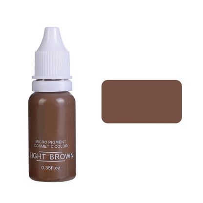15ml Pigment Ink Color Permanent Makeup Microblading Supplies Eyebrow Shading Micropigmentation Cosmetic Tattoo Ink Lip Eyeliner