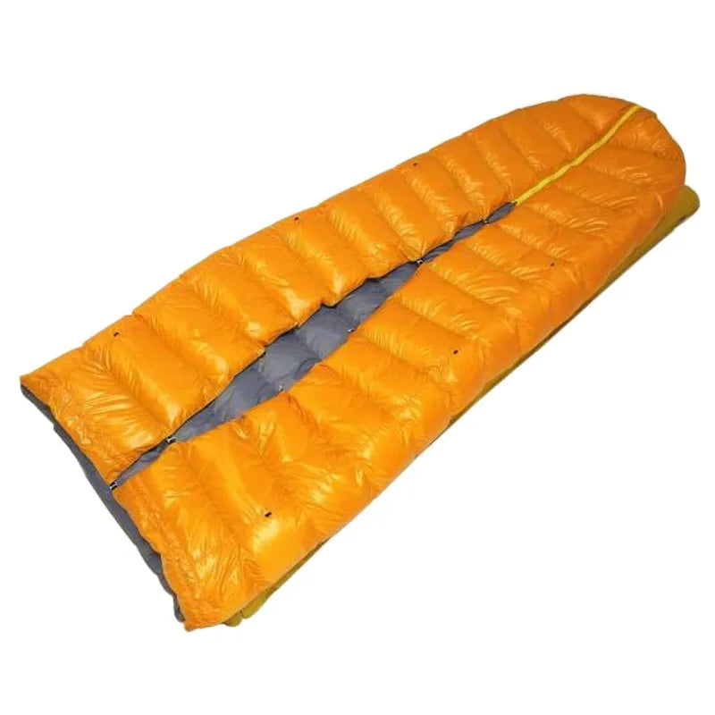 Ice Flame 800FP Quilt Ultralight Envelope Duck Sleeping Bag Mat Underquilt For Hammock Backpacking Camping Hiking