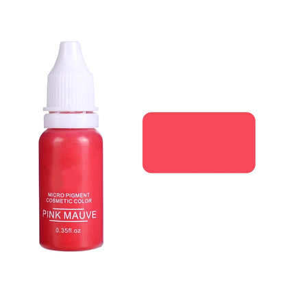 15ml Pigment Ink Color Permanent Makeup Microblading Supplies Eyebrow Shading Micropigmentation Cosmetic Tattoo Ink Lip Eyeliner