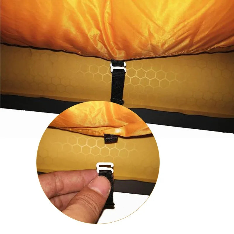 Ice Flame 800FP Quilt Ultralight Envelope Duck Sleeping Bag Mat Underquilt For Hammock Backpacking Camping Hiking
