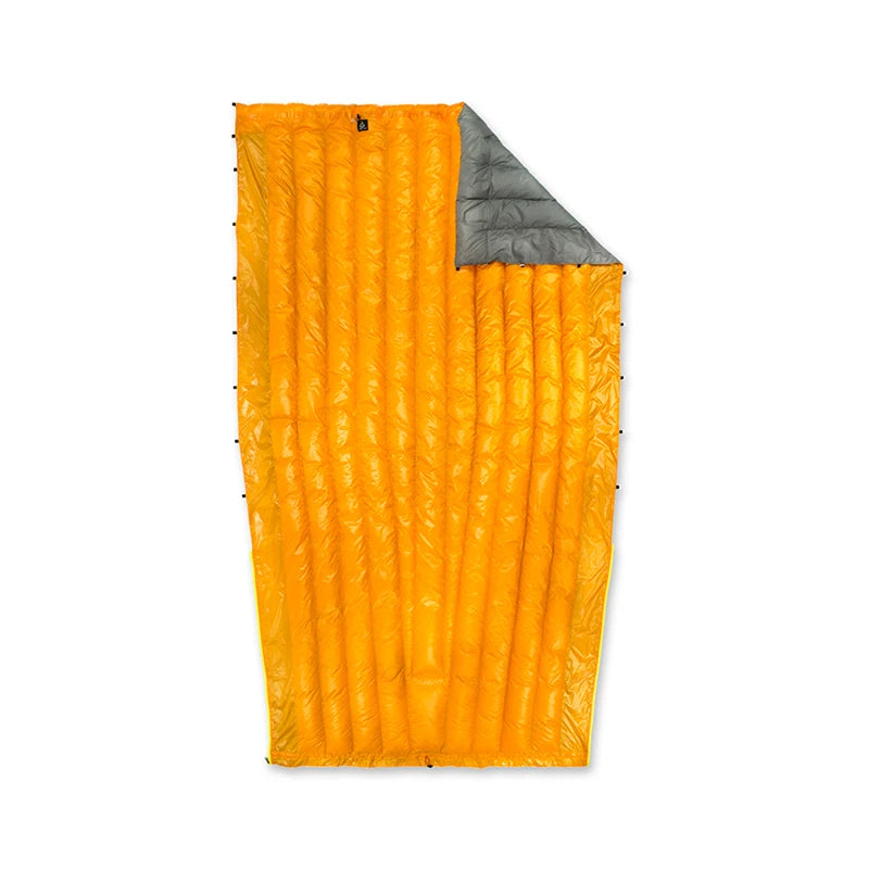 Ice Flame 800FP Quilt Ultralight Envelope Duck Sleeping Bag Mat Underquilt For Hammock Backpacking Camping Hiking