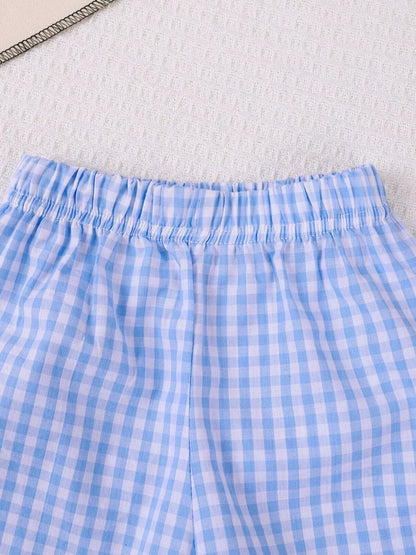 Children's Shark Round Neck Tee & Pants Set