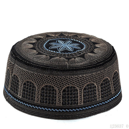Embroidered Kufi Prayer Cap(MR088)