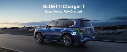 【Brand New】BLUETTI Charger 1 560W Alternator Charger Fast DC-DC Charging for Power Stations 6X Faster Than Car Lighter